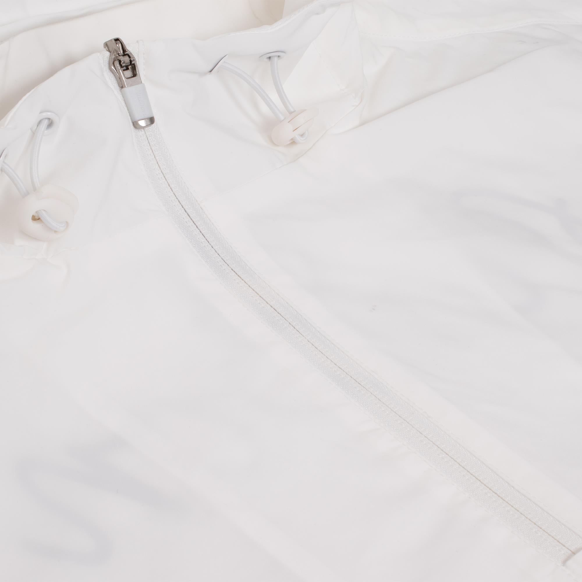 Malbon Golf M Script Nylon Anorak Golf Jacket White